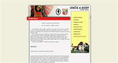 Desktop Screenshot of jencikadcery.cz